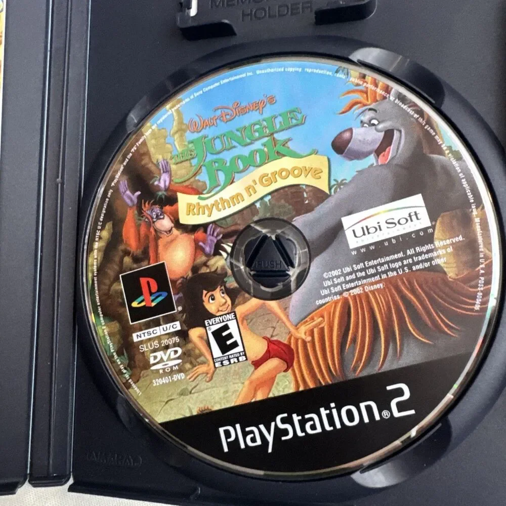 Jungle Book Rhythm N Groove - Sony Playstation 2 PS2 Tested Excellent